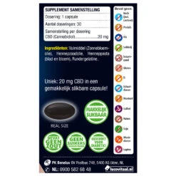 Lucovitaal CBD Cannabidiol 20 Mg -Gezondheidszorg Leveringen 990218 3