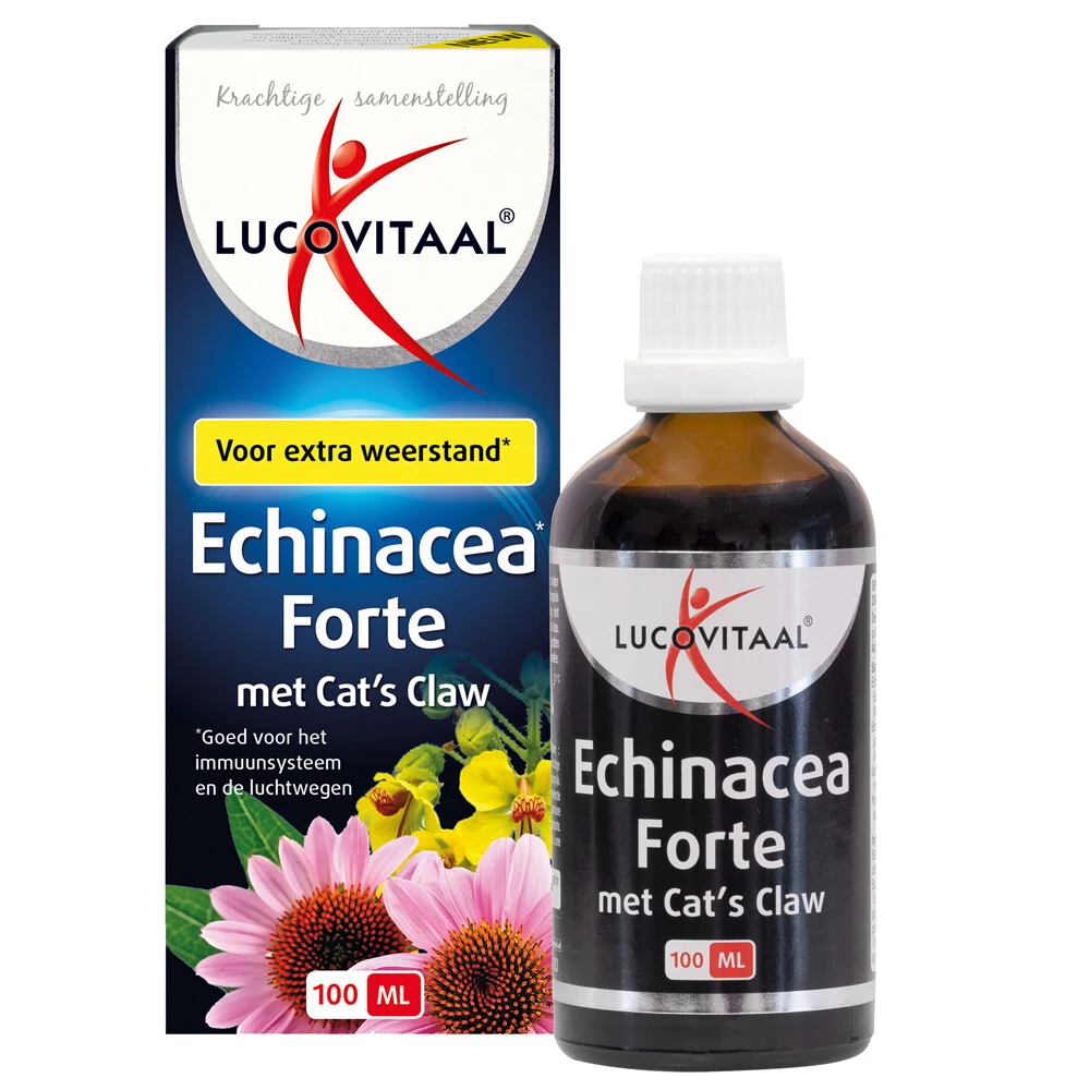 3x Lucovitaal Echinacea Forte Met Catu0027s Claw 3 3x Lucovitaal Echinacea Forte Met Catu0027s Claw - Afbeelding 3