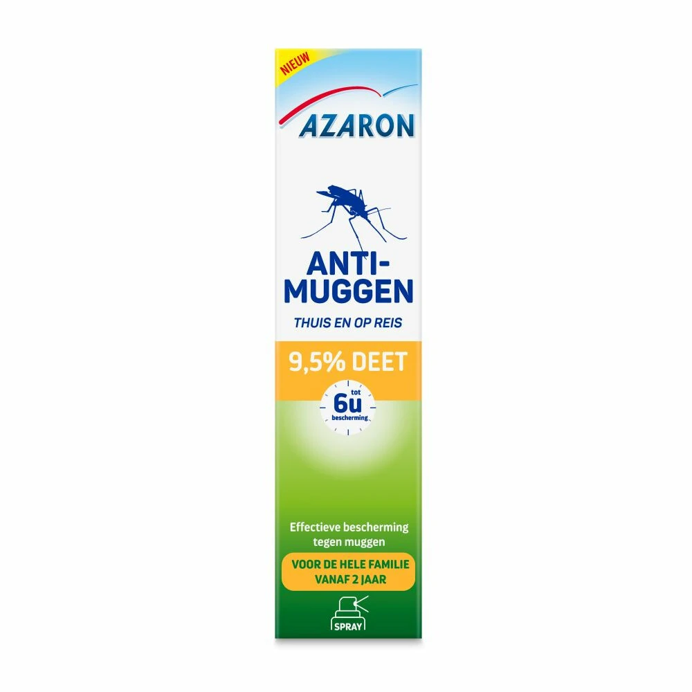 2x Azaron Anti Muggenspray 9,5% DEET 1 2x Azaron Anti Muggenspray 9,5% DEET
