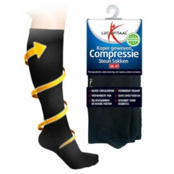 Lucovitaal Compressie Steun Sokken Zwart Maat 36-41 -Gezondheidszorg Leveringen 997685 3
